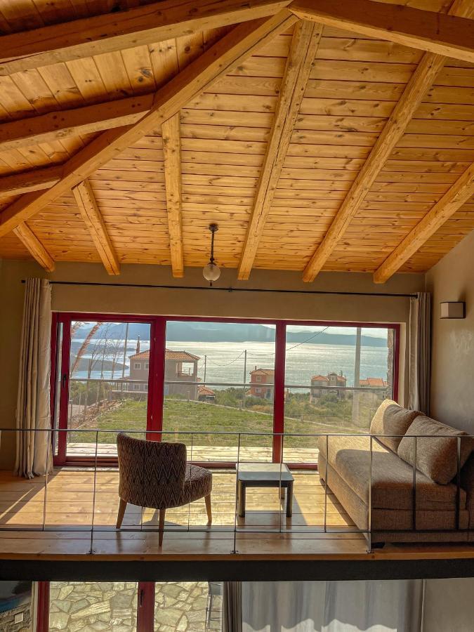 Modern Stone Villas With Swimming Pool Aliveri Buitenkant foto