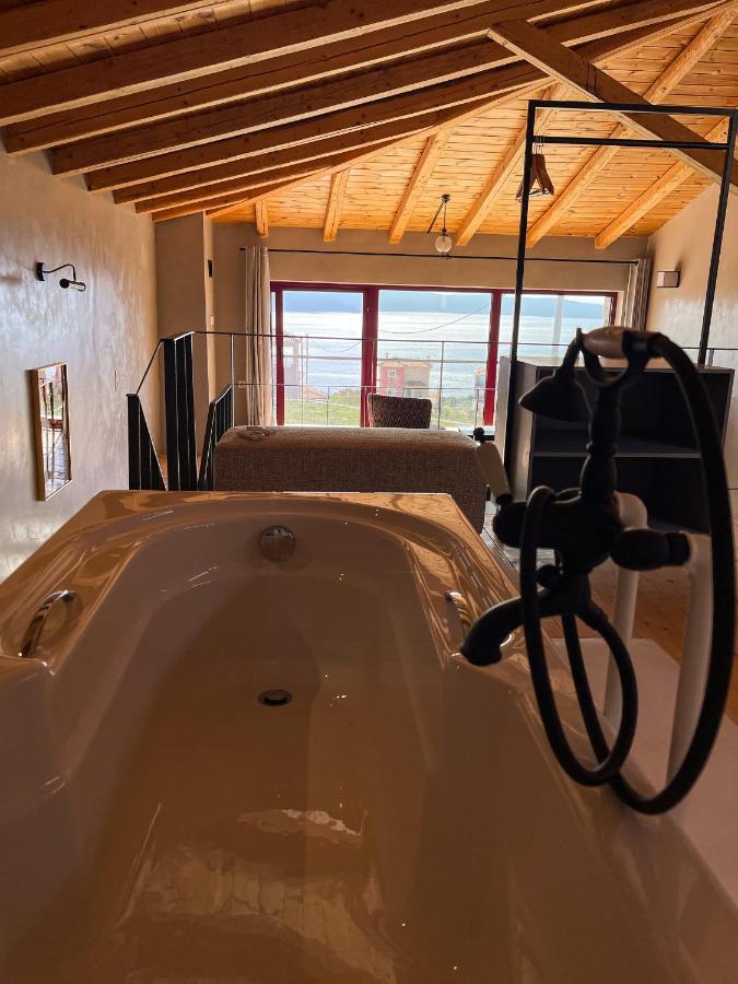Modern Stone Villas With Swimming Pool Aliveri Buitenkant foto